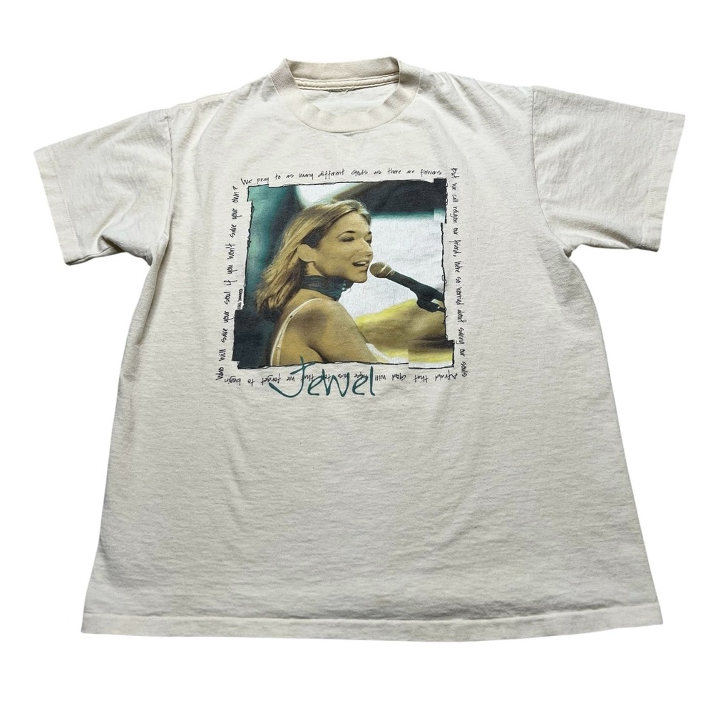 Jewel T Shirt Unisex M 1997 Who Will Save Your Soul Vintage 90s Concert Tee